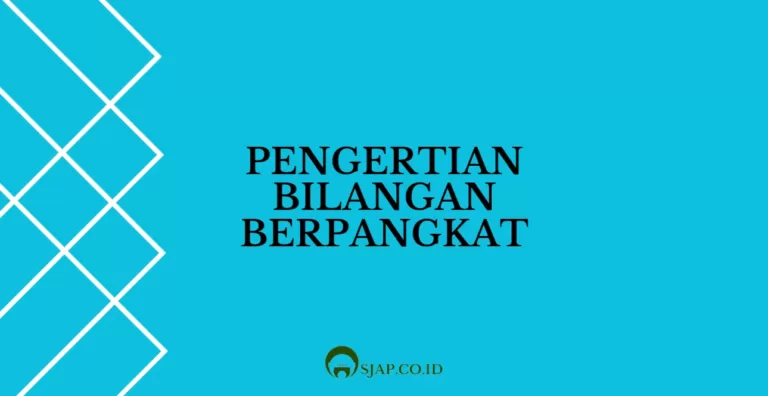 Pengertian Bilangan Berpangkat