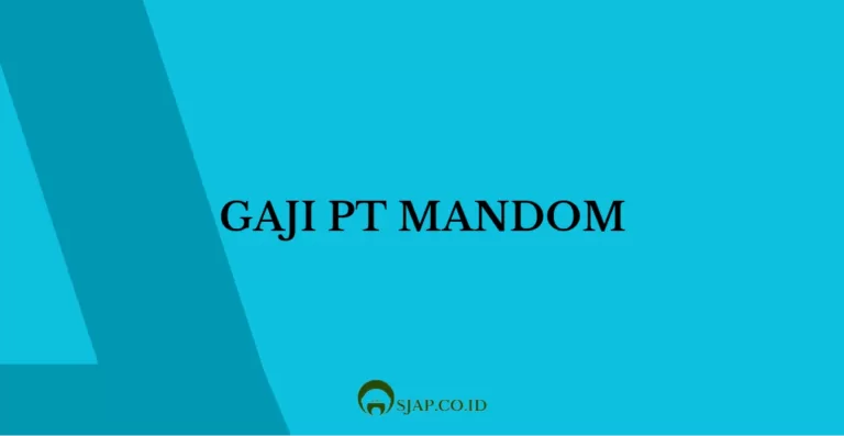 Gaji PT Mandom