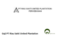 Gaji PT Riau Sakti United Plantation