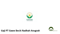 Gaji PT Gawe Becik Nadhah Anugrah